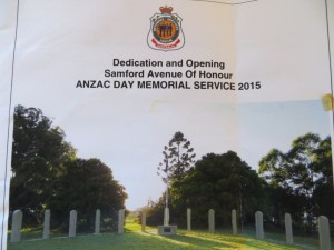 Samford ANZAC Day and Avenue of Honour