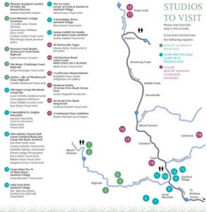 Creative Samford Arts Trail Map